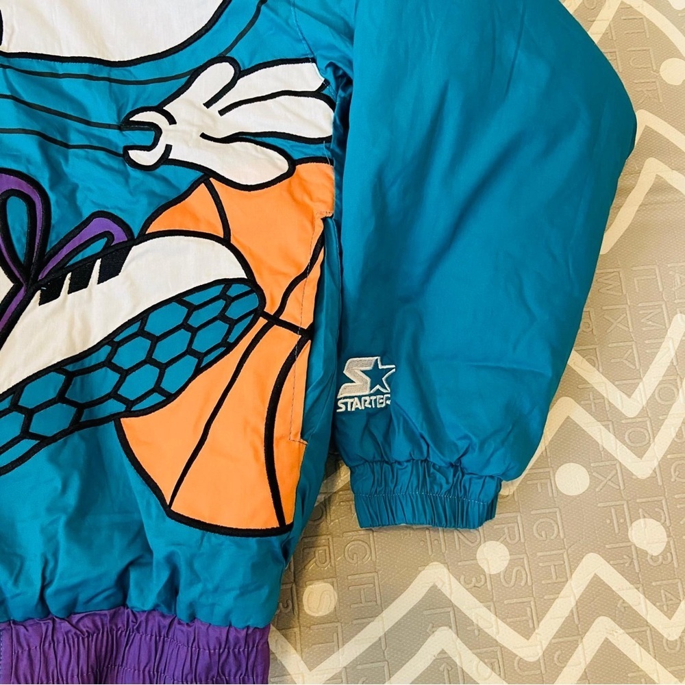 Vintage Retro starter big shot logo Charlotte hornets j Cole nba basketball - Picture 2 of 11